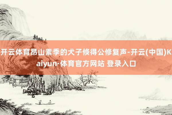 开云体育昂山素季的犬子倏得公修复声-开云(中国)Kaiyun·体育官方网站 登录入口